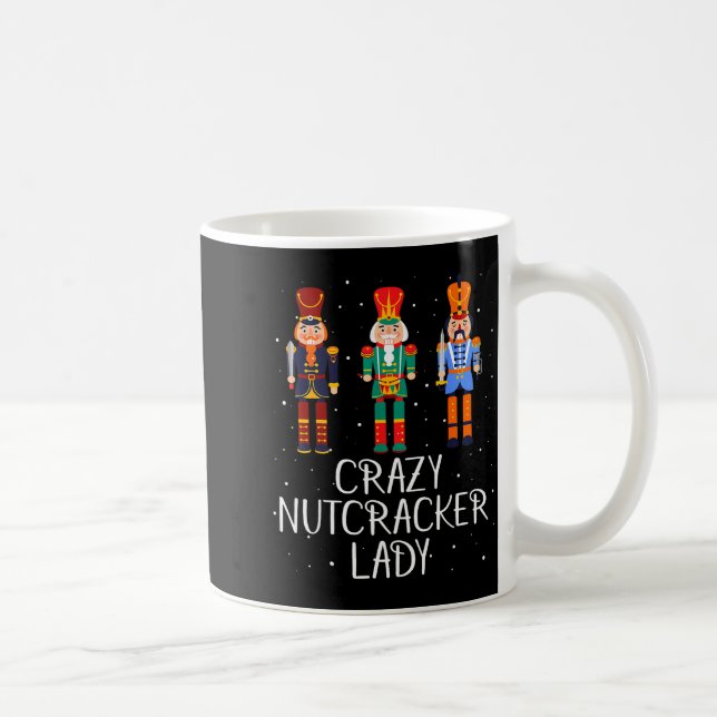 Crazy Nutcracker Lady  Coffee Mug (Right)