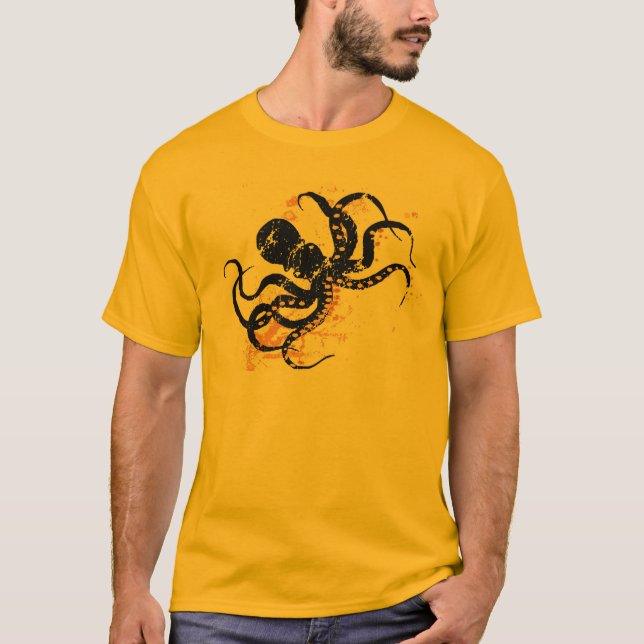 Crazy Octopus T-Shirt (Front)
