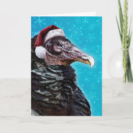 Crazy Old Buzzard Christmas Holiday Card
