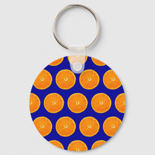 Crazy on Clementines - Blue Key Ring