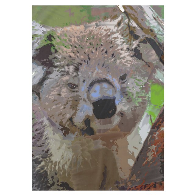 Crazy Paint - Koala Tablecloth (Front)