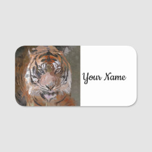 Crazy Paint - Tiger Name Tag