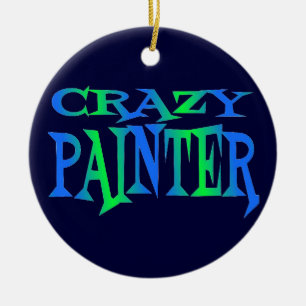 Crazy Painter Ceramic Tree Decoration