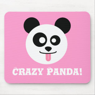 Crazy Panda Mouse Mat