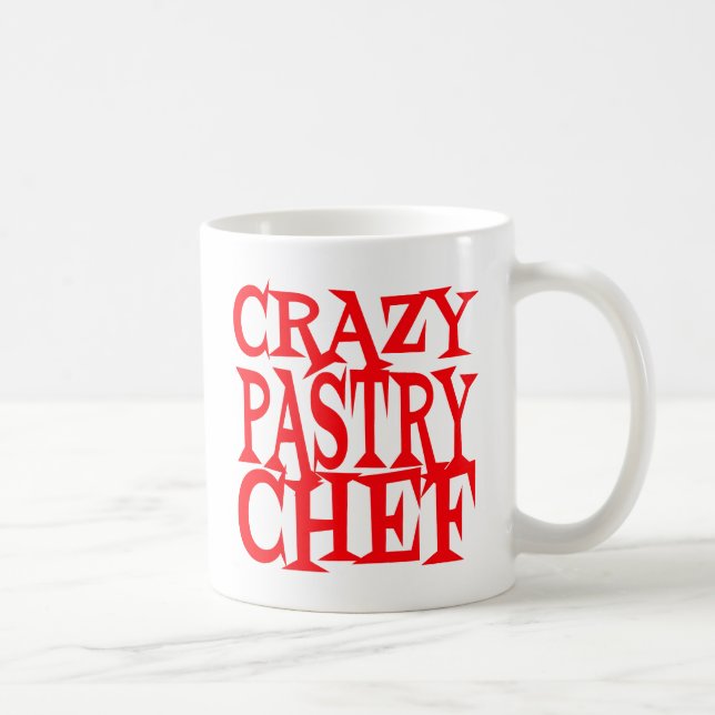 Crazy Pastry Chef Coffee Mug (Right)