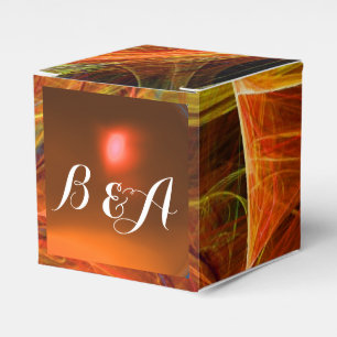 CRAZY PHOTON  GEMSTONE red yellow MONOGRAM Favour Box