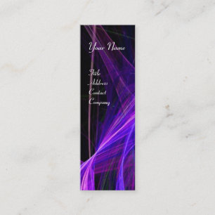 CRAZY PHOTON MONOGRAM gem blue Mini Business Card