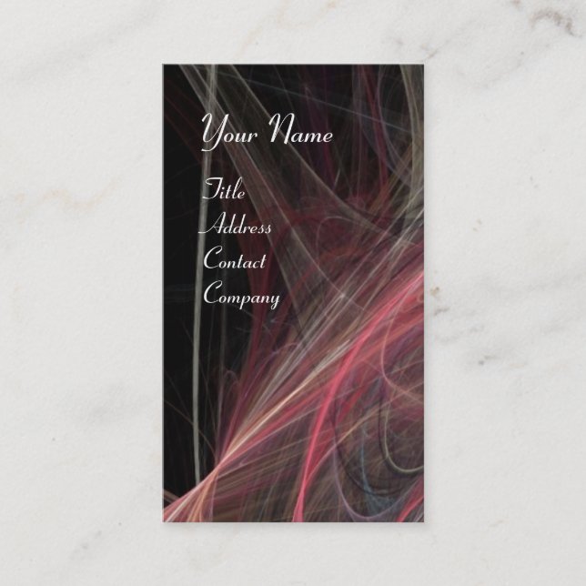 CRAZY PHOTON MONOGRAM gem purple Business Card (Front)