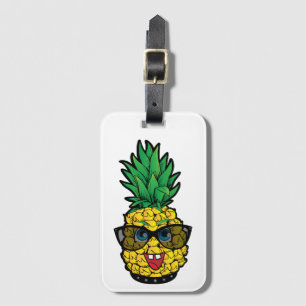 Crazy Pineapple Luggage Tag