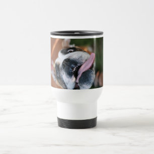 Crazy Pit Bull Dog Travel Mug