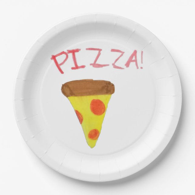 Crazy Pizza plates (Front)