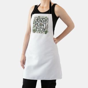 Crazy Plant Lady Apron