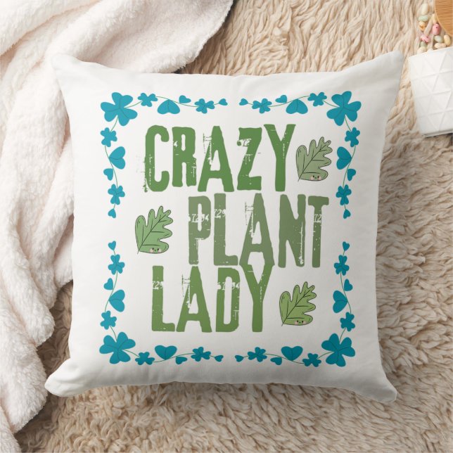 Crazy Plant Lady Cushion (Blanket)