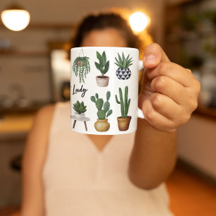 Crazy Plant Lady Funny Gardening Gardener Coffee Mug