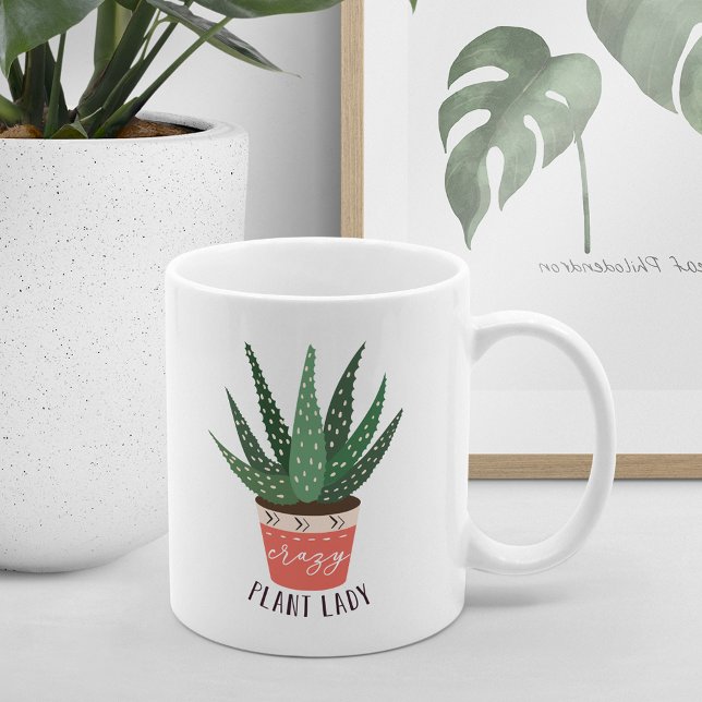 Crazy Plant Lady | Funny Plant Lover Coffee Mug (Creator Uploaded)