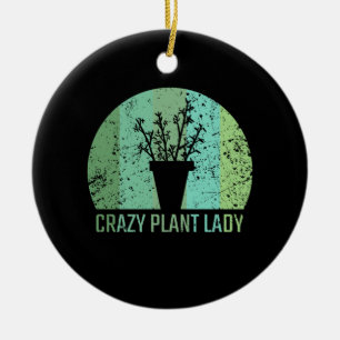Crazy Plant Lady Gifts Ceramic Tree Decoration
