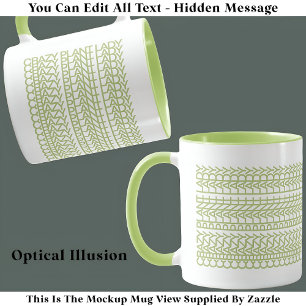 Crazy Plant Lady Hidden Message 130GW Funny Quote Mug