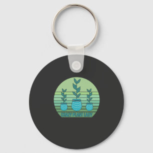 Crazy Plant Lady Key Ring