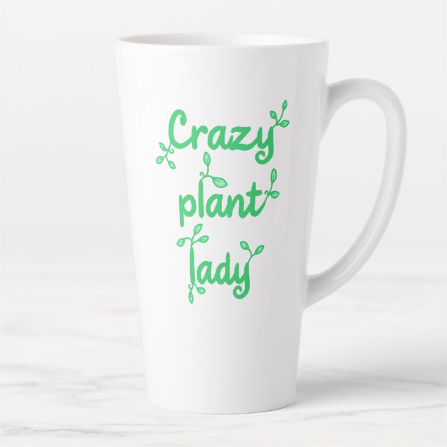 Crazy Plant Lady Latte Mug (Right)