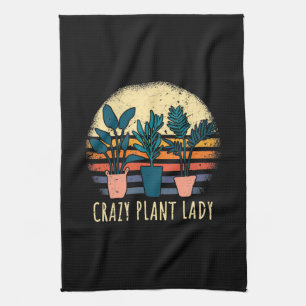 Crazy Plant Lady Tea Towel