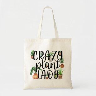 Crazy Plant Lady Tote Bag 