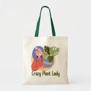 Crazy Plant Lady Tote Bag