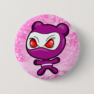 Crazy Polar Bear Warrior Ninja Button