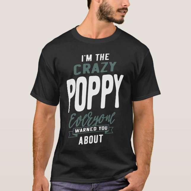 Crazy Poppy T-Shirt (Front)