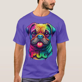 crazy pug lady dog Cute T-Shirt