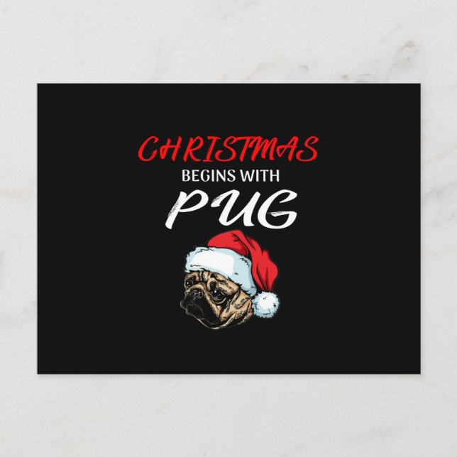 Crazy Pug Lover Pug Owner Gift Postcard (Front)