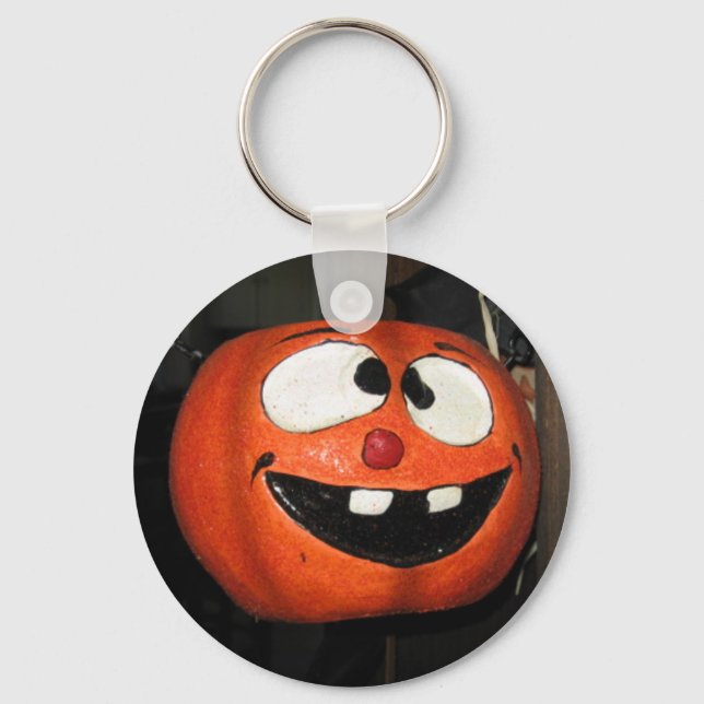 Crazy Pumpkin Key Ring (Front)