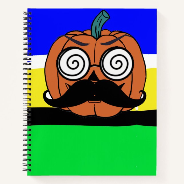 crazy pumpkin  notebook (Front)