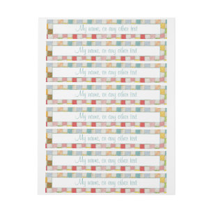CRAZY QUILT 1"x7.25" Really Wide Labels
