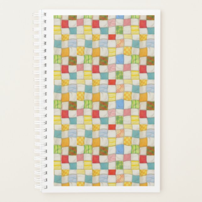 CRAZY QUILT 5.5x8.5 Planner Calendar (Front)