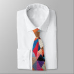 Crazy Quilt Design Tie<br><div class="desc">Crazy quilt abstract pattern in bold fabric colours</div>
