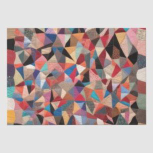 Crazy Quilt Design Tissue Paper