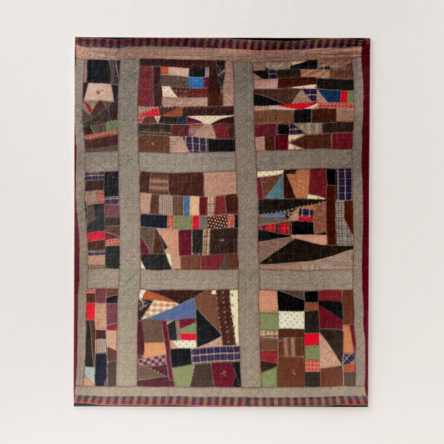 Crazy Quilt Jigsaw Puzzle (Vertical)