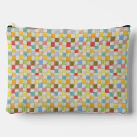CRAZY QUILT Large Accessory Pouch Bag