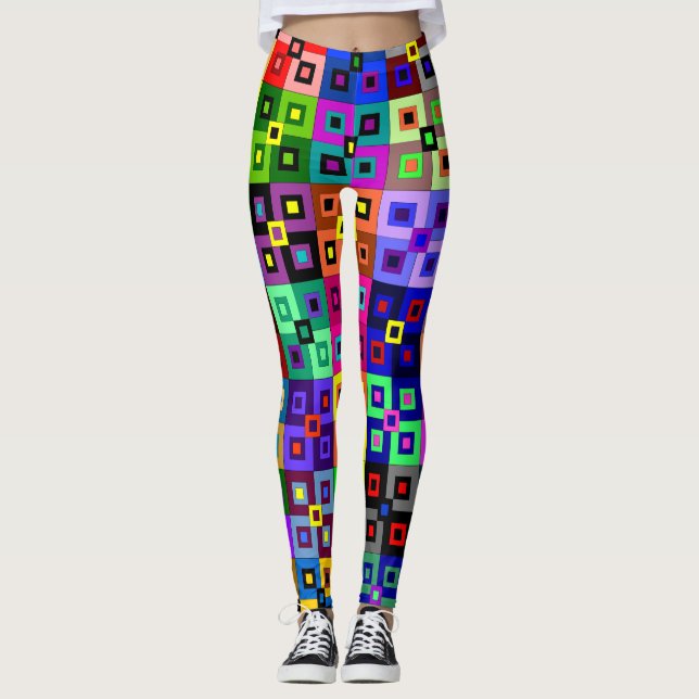 Crazy Quilt Leggings (Front)