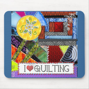 crazy quilt mouse mat