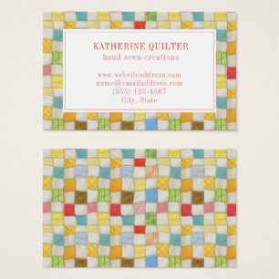 CRAZY QUILT Oceana 3.54x2.165 Business Card 