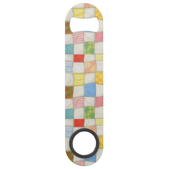 CRAZY QUILT Speed Bottle Opener (Front)