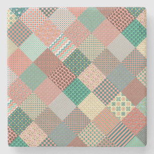 CRAZY QUILT STONE COASTER