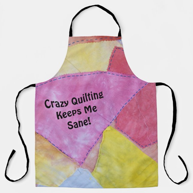 Crazy Quilting  Apron (Front)