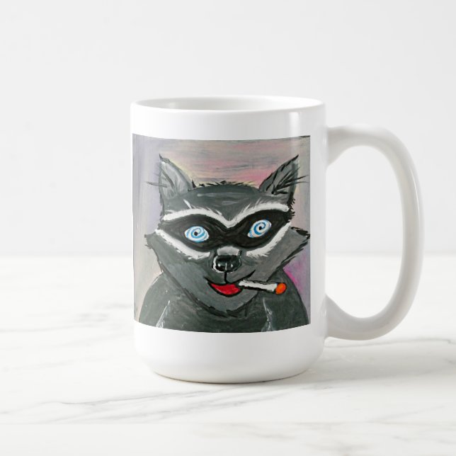 Crazy Racoon Mug (Right)