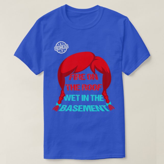 crazy redhead red orange hair birthday present 2 T-Shirt (Design Front)