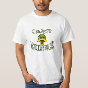 Crazy Redneck Duck Head Camouflage Value T-shirt