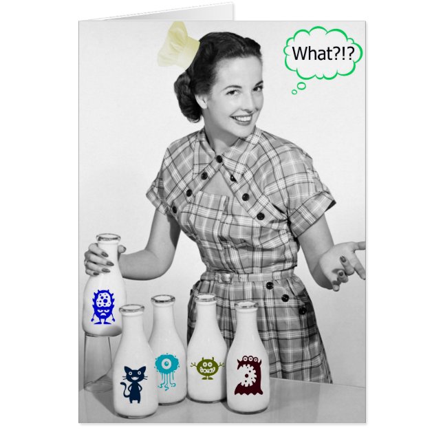 Crazy Retro Mum Cooking Weirdness Customisable (Front)