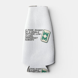 Crazy Rich Asians Mahjong scene quote Classic Bottle Cooler