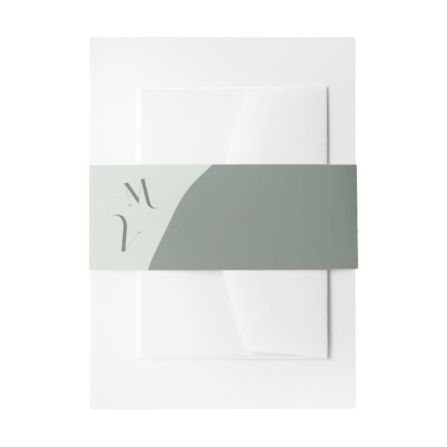 Crazy Right Now Invitation Belly Band (Front Example)